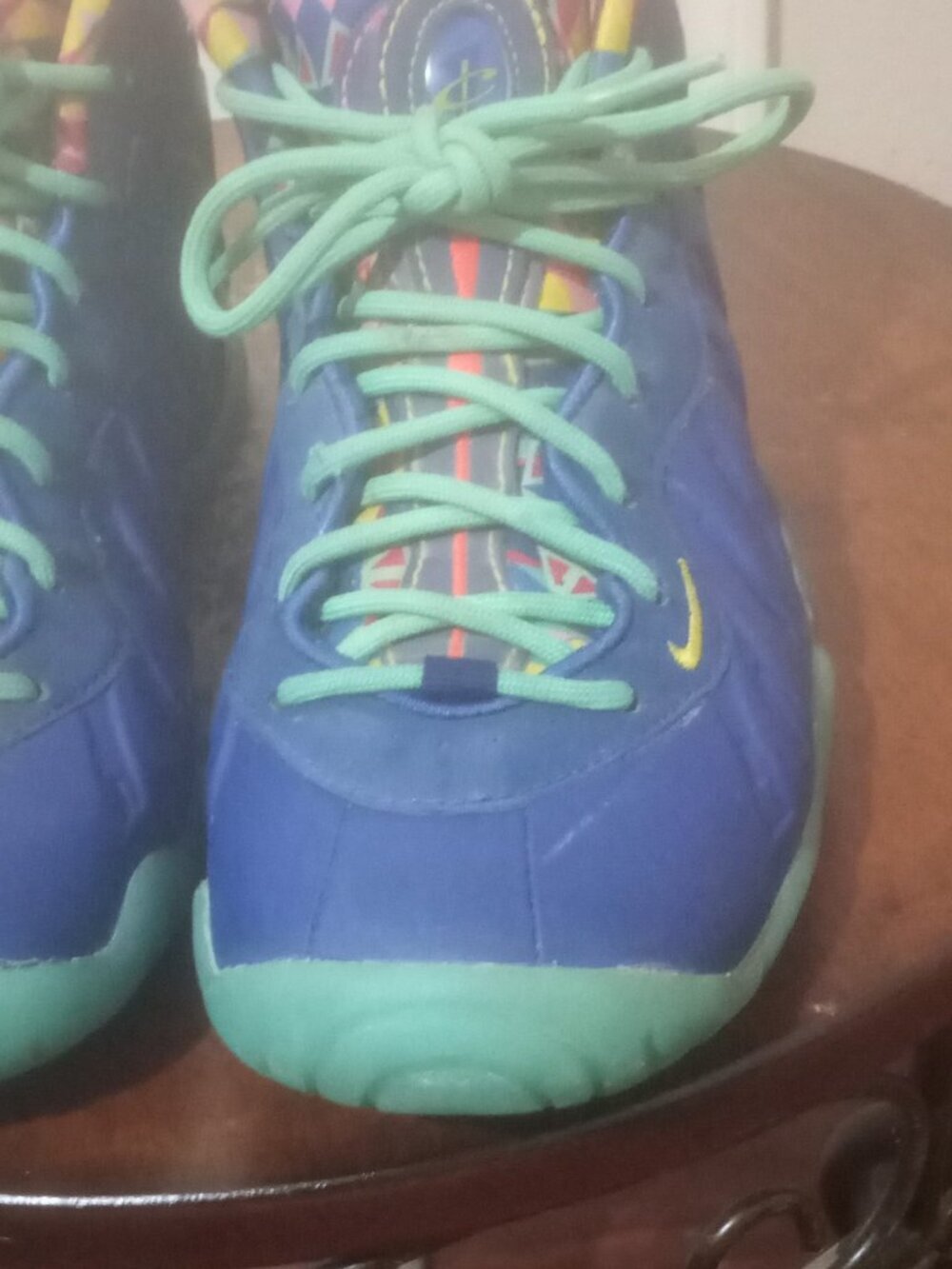 Nike Little Posite One ASW Kaleidoscope DZ5190-400 Kid's Size 4.5Y Sneakers - Picture 8 of 14